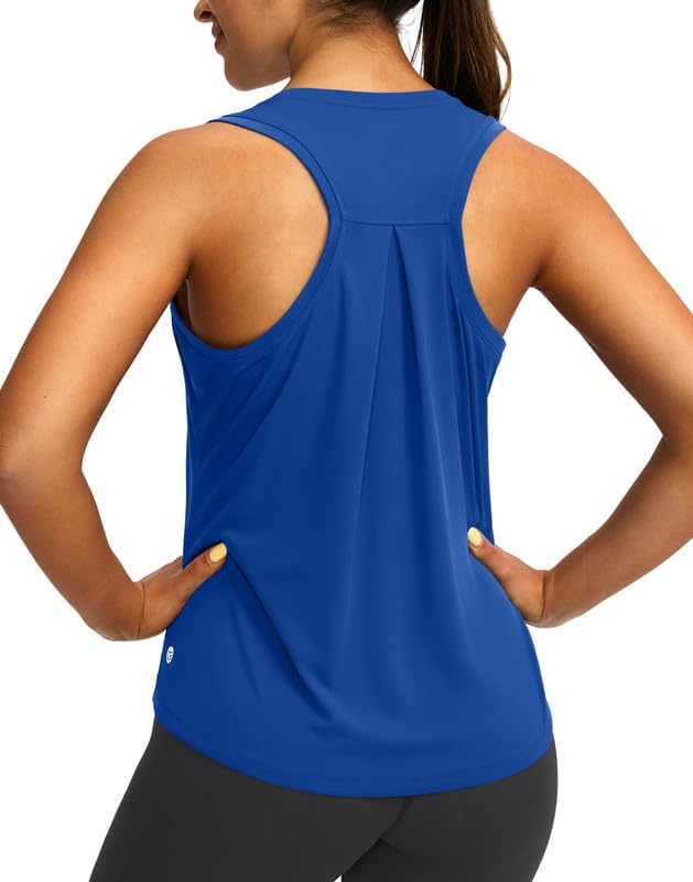 G Gradual Women's Workout Tops Racerback Athletic Tank Tops | Sleeveless, Loose Fit, Crew Neck, Ultra-soft, Moisture Wicking, Yoga Running Gym Shirts for Women