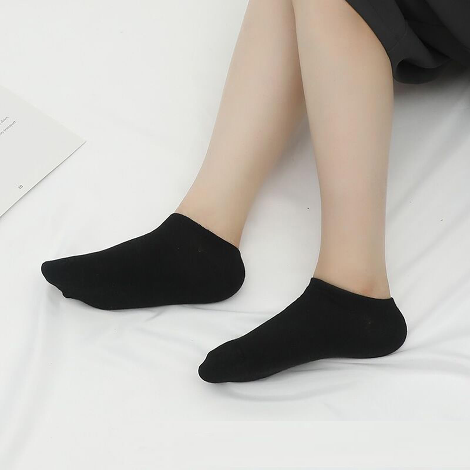 12-30 Pairs Low Cut Ankle Socks for Women No Show Casual Breathable Athletic Socks Bulk for Sport