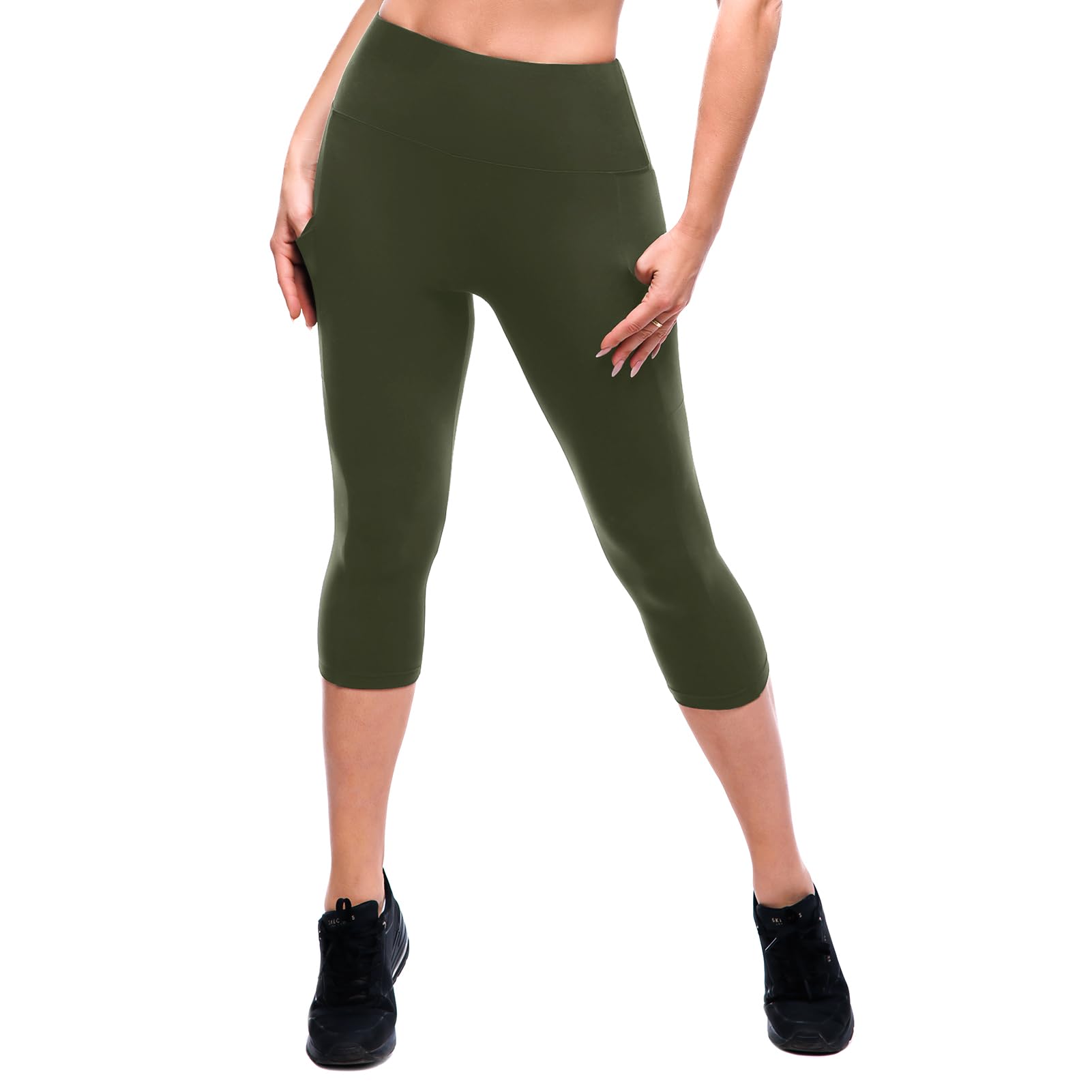 SINOPHANT High Waisted Leggings Women with Pockets | Women, Full Length, Buttery Soft Stretchy, Yoga Pants