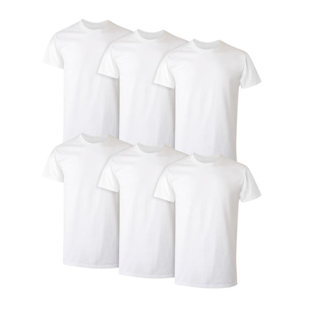 Hanes Men's Undershirt Packs, Stay-Tucked Soft Cotton Undershirts, Best Undershirts for Men, White/Black/Asstd Multipacks