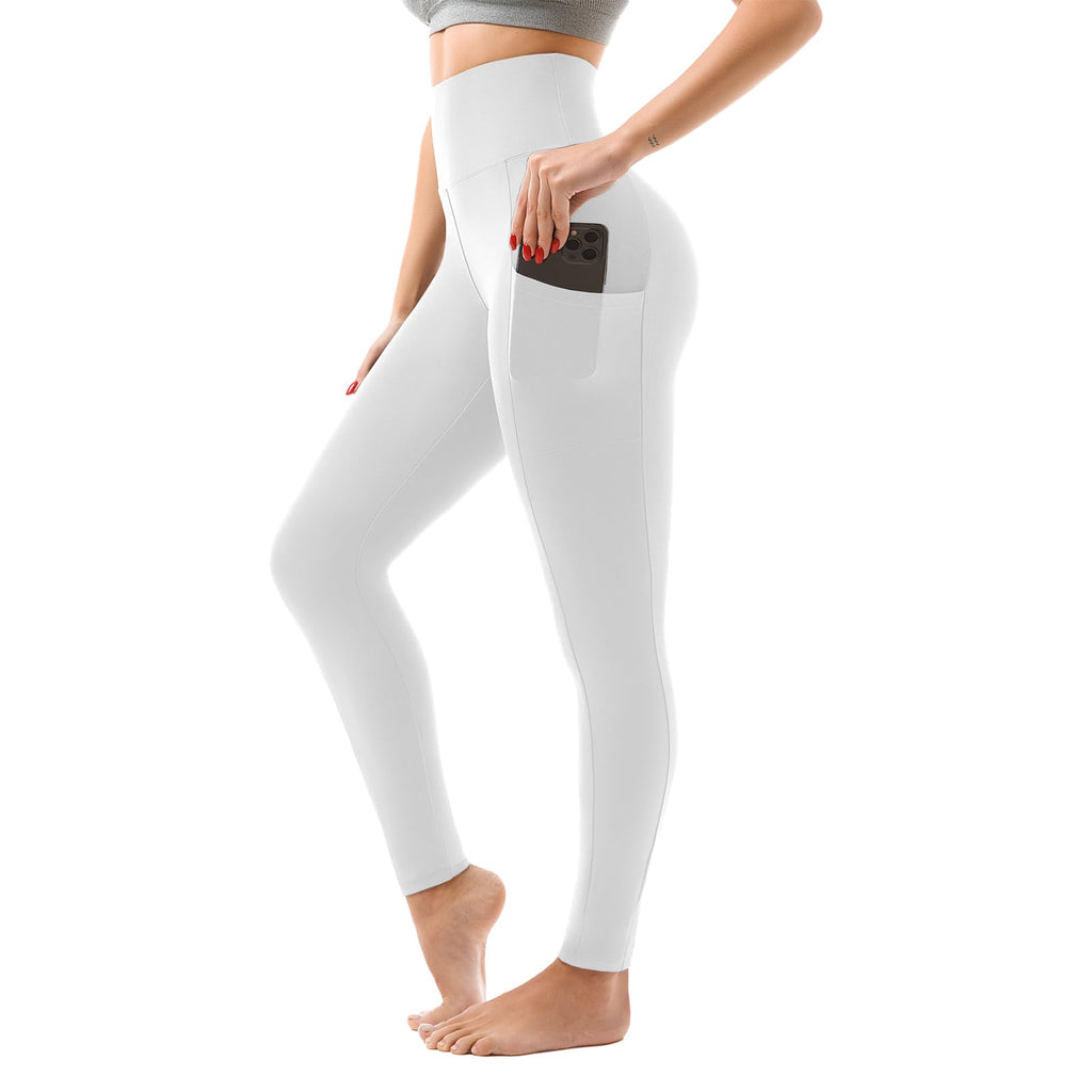 SINOPHANT High Waisted Leggings Women with Pockets | Women, Full Length, Buttery Soft Stretchy, Yoga Pants