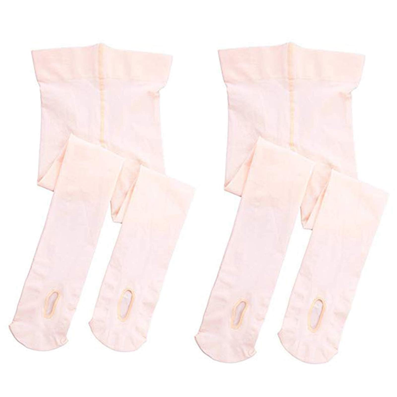 Stelle Girls' Convertible & Transition Ballet Tights for Toddler Dance Kid | High Waist, Stretch, Opaque, Soft Footless Stockings, Teen & Youth Pantyhose, Ballerina, Class, Studio, Performance, Recital