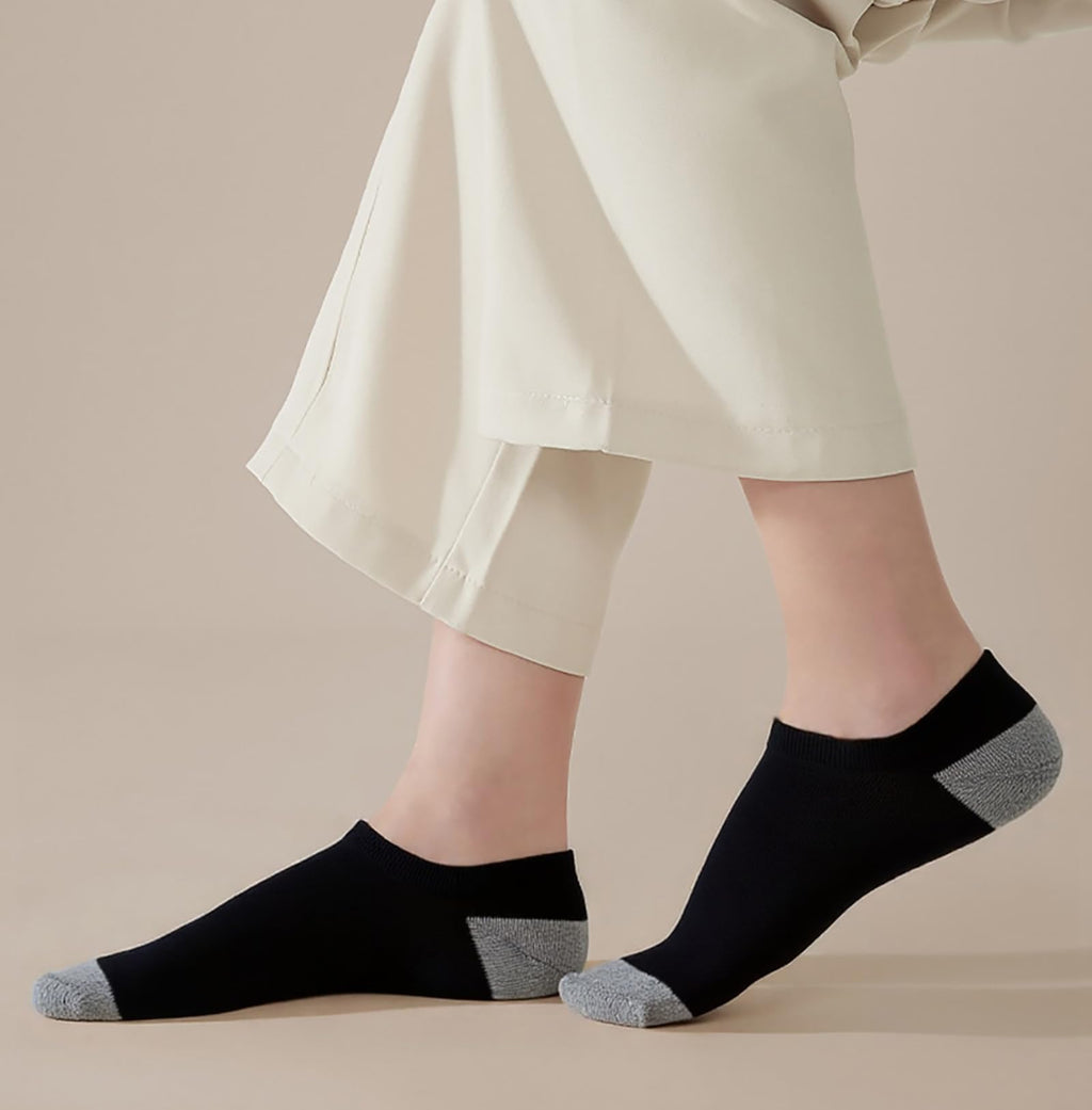 12-30 Pairs Low Cut Ankle Socks for Women No Show Casual Breathable Athletic Socks Bulk for Sport
