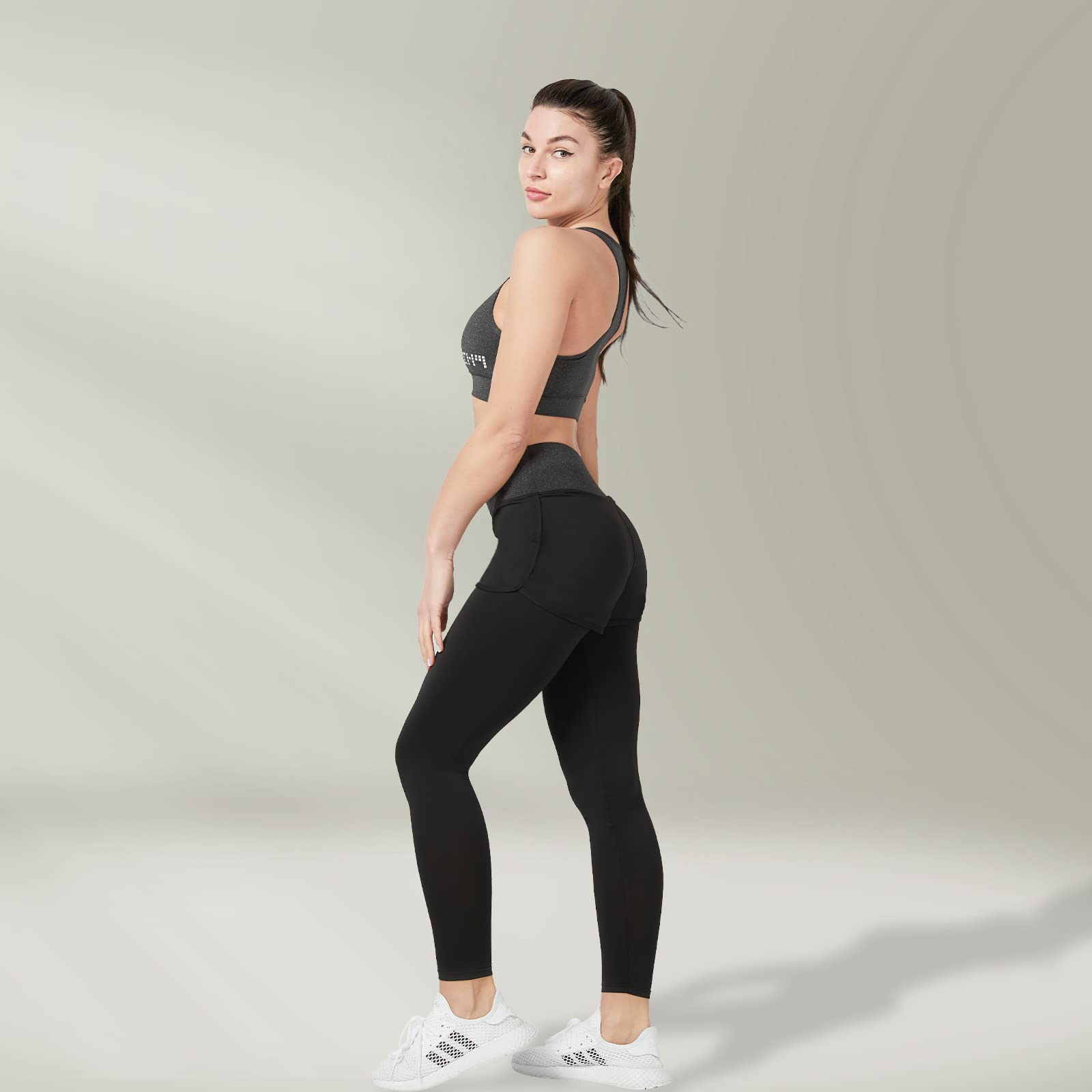 JULY'S SONG Yoga Clothes 5 Piece Sport Suits For Women Gym Running Quick Dry Sportswear For Ladies Sportswear Fitness Apparel