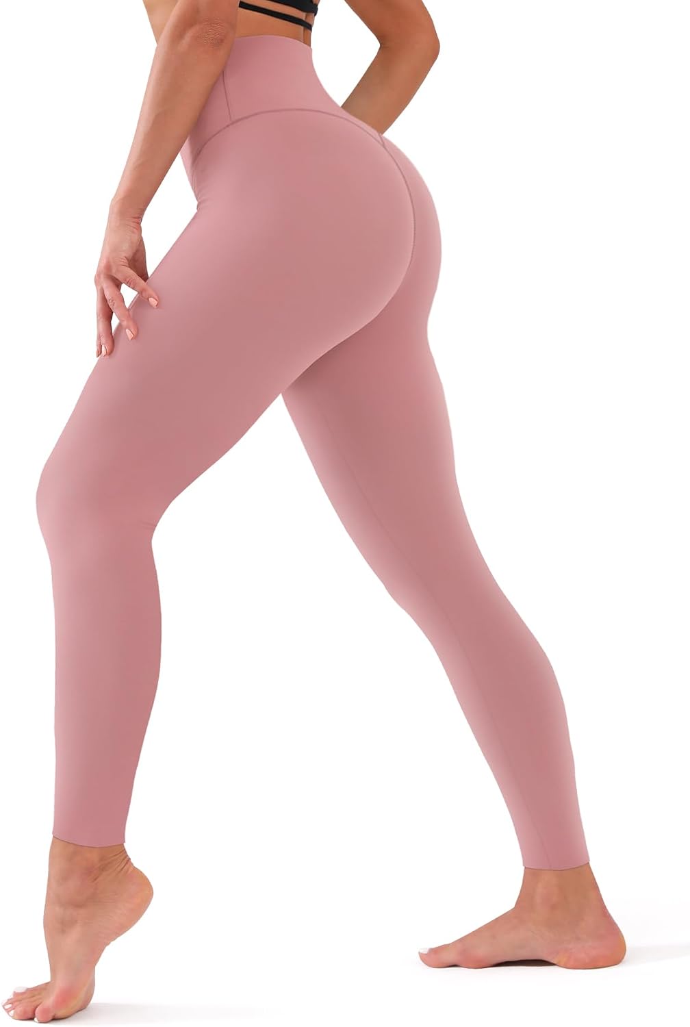 Bluemaple High Waisted Leggings for Women - Tummy Control Pants Non See Through Workout Soft Yoga Pants for Running Plus Size