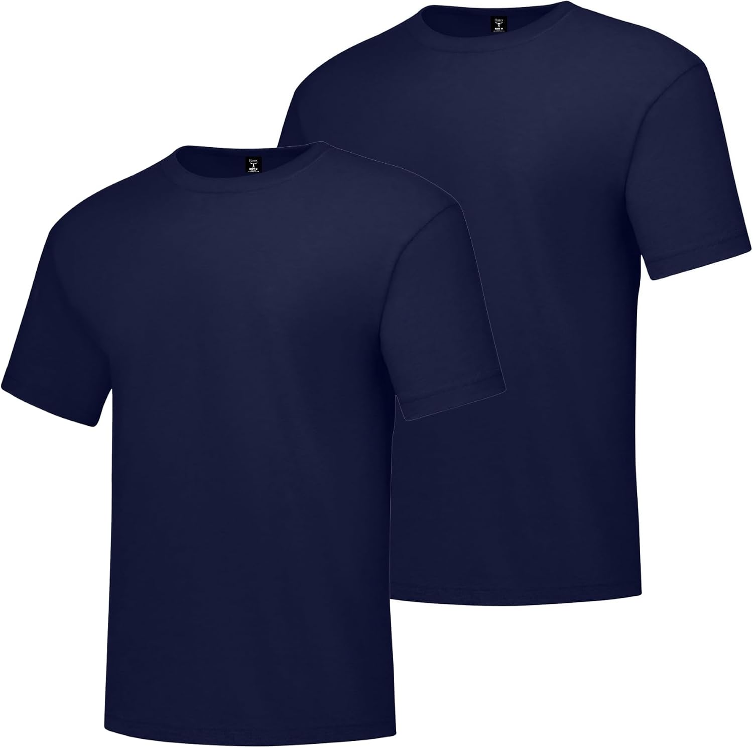 Hanes Men's Beefy-T T-Shirt, Heavyweight Cotton T-Shirts for Men, 1 or 2 Pack, Men's Tees (Tall