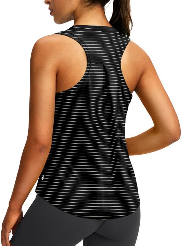 G Gradual Women's Workout Tops Racerback Athletic Tank Tops | Sleeveless, Loose Fit, Crew Neck, Ultra-soft, Moisture Wicking, Yoga Running Gym Shirts for Women