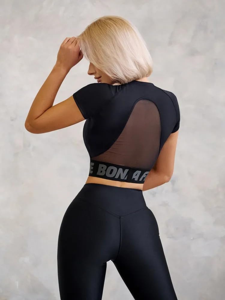 Bona Fide Women's Performance Top - Breathable Slim Fit Yoga Fitness | tank top or t-shirt, short or long sleeve, stretchy fabric, running and gym