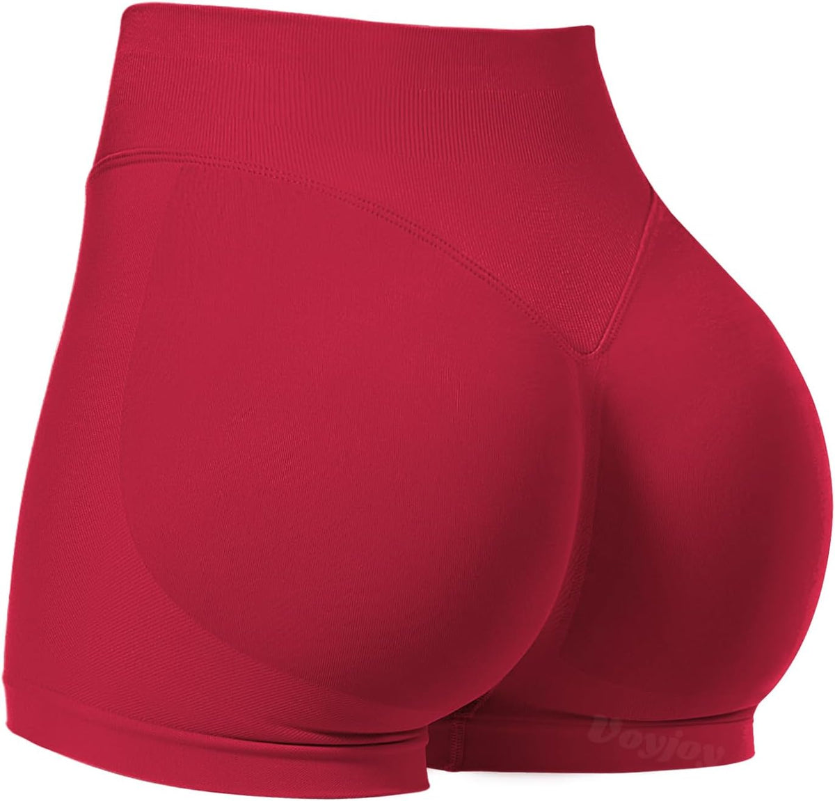 VOYJOY Women Workout Impact Shorts 2.5"/ 3.6"/ 4.5"/ 6" Scrunch Butt Booty | Tummy Control, High Waisted, Bike Short, Gentle Compression, for Women