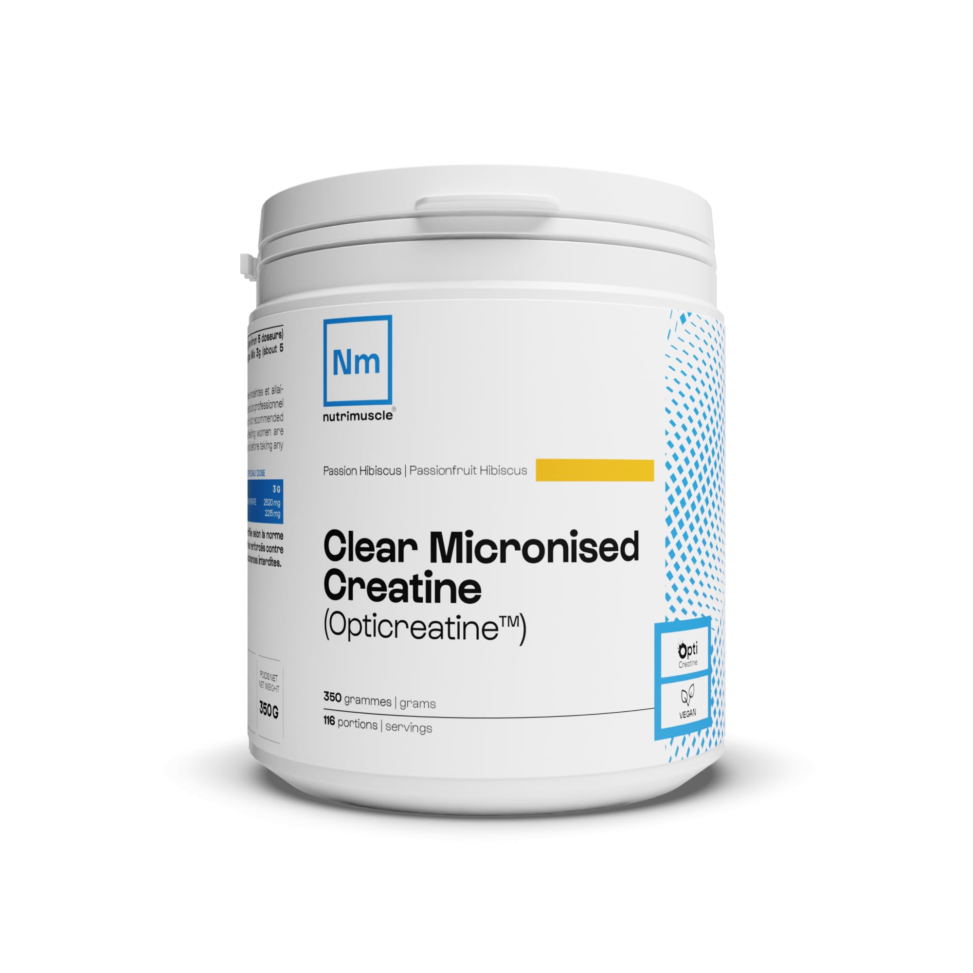 Nutrimuscle Créatine Monohydrate Creapure 120 Gélules | Prise Masse Musculaire & Force - Creatine 100% Pure - Sport et Musculation - Complément Idéal à la Whey Protéine - Gélules