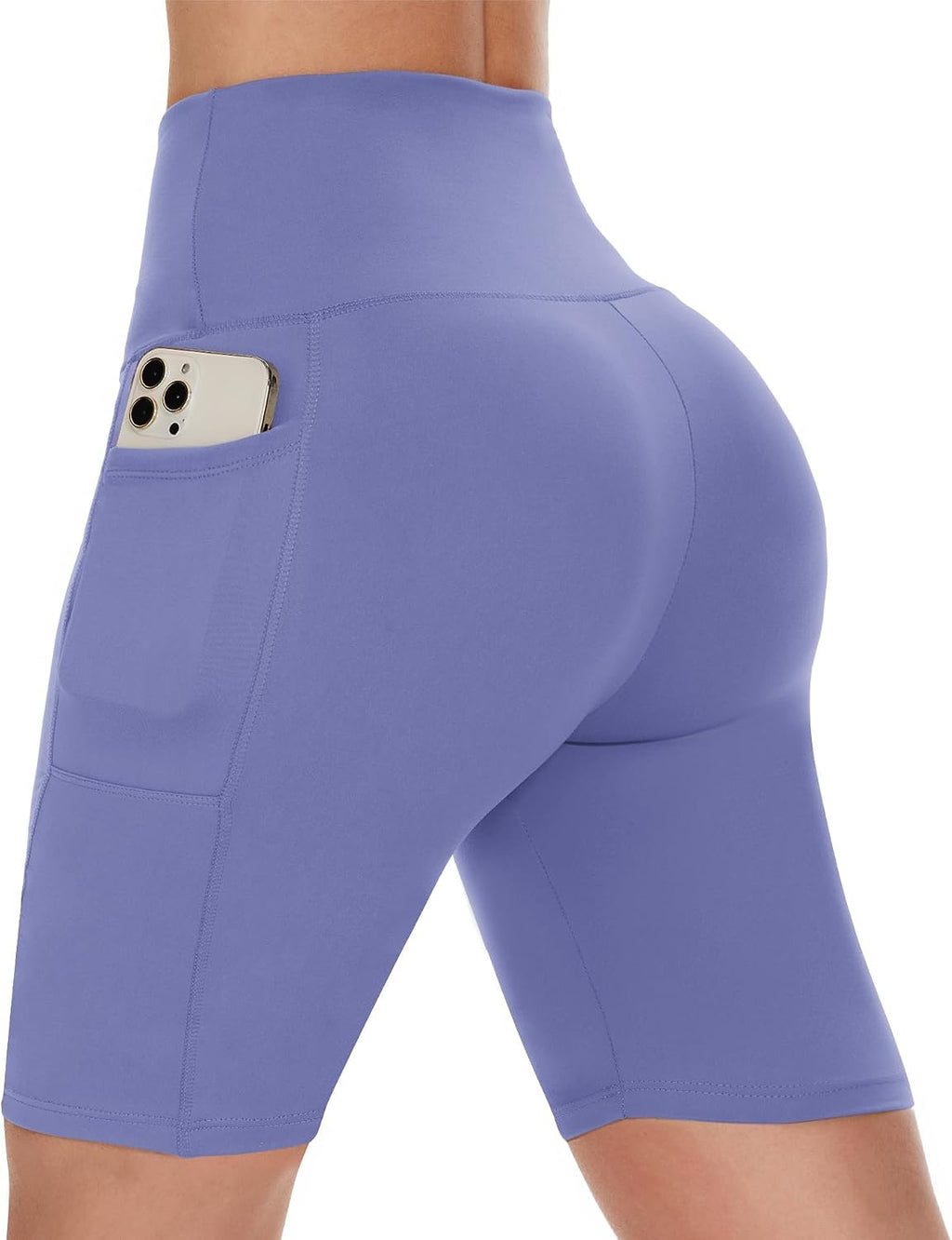 Biker Shorts Women with Pockets - 3"/5"/8" Workout Gym Spandex Yoga Shorts | High Waisted Tummy Control Shorts, Fitness Clothing, Womens Clothes for Running Athletic Exercise Sports