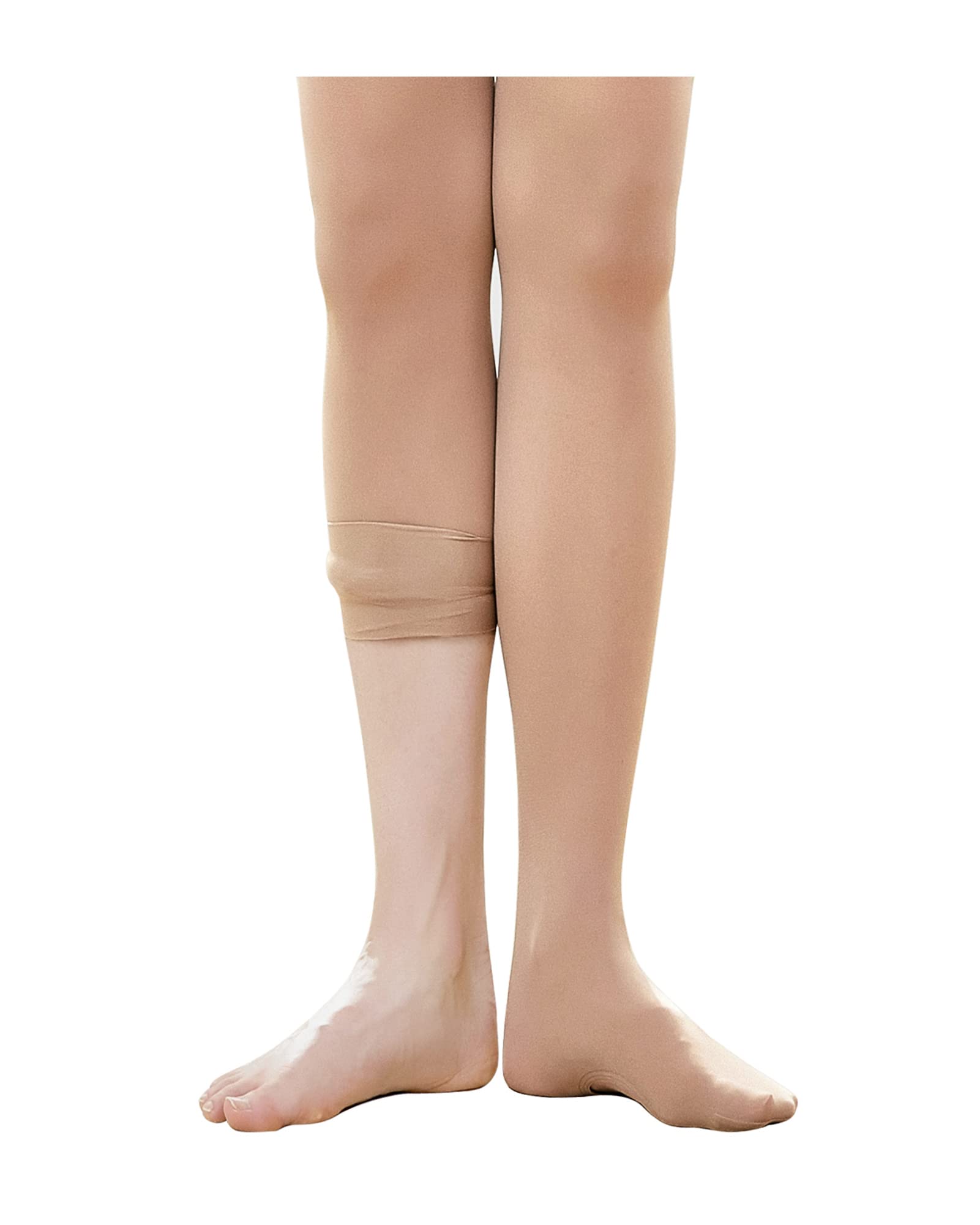 Stelle Girls' Convertible & Transition Ballet Tights for Toddler Dance Kid | High Waist, Stretch, Opaque, Soft Footless Stockings, Teen & Youth Pantyhose, Ballerina, Class, Studio, Performance, Recital