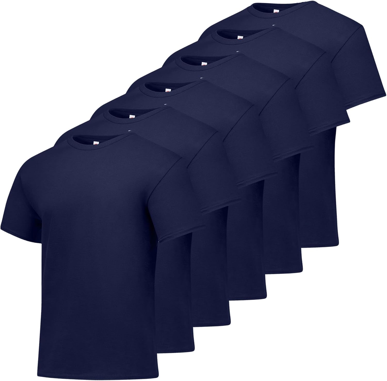 Hanes Men's T-Shirt Pack - 4 or 6 Pack - Essential-T Crewneck Cotton T-Shirts - Everyday Men's Clothing - Big & Tall