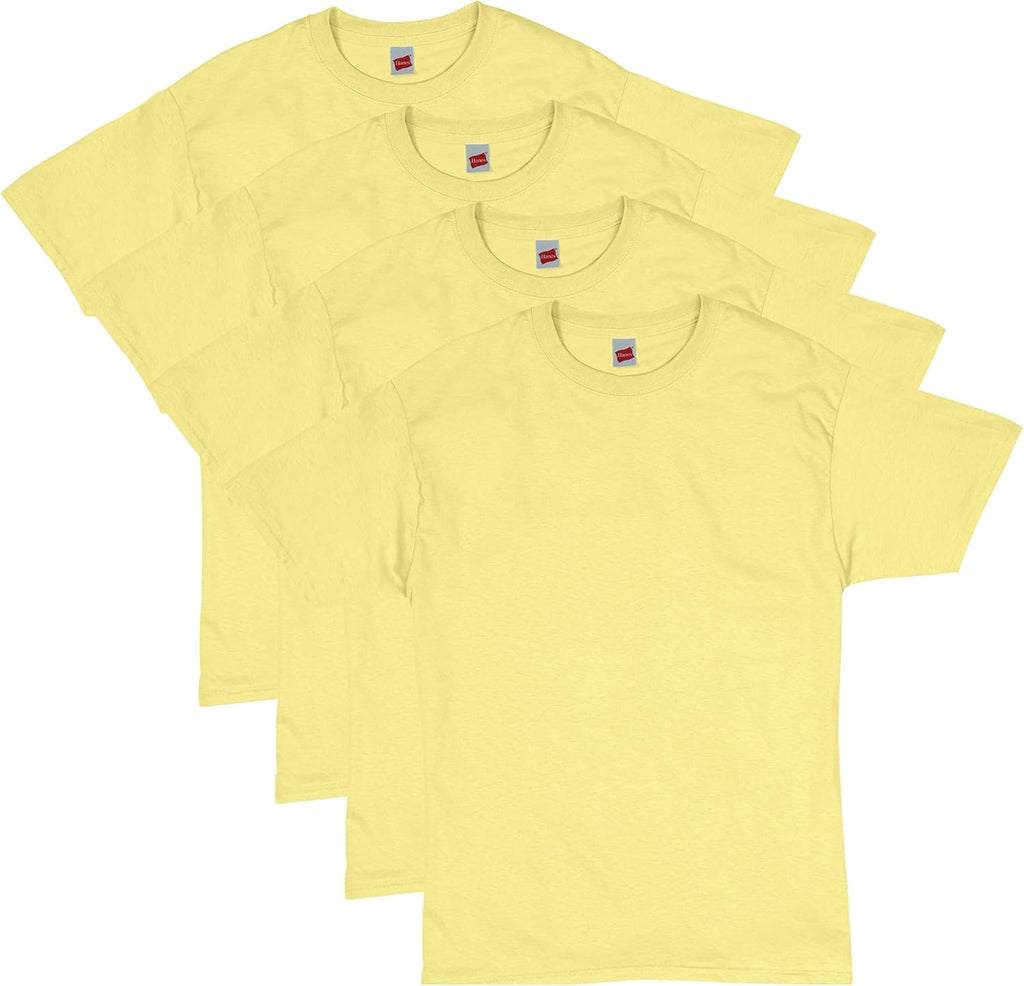 Hanes Men's T-Shirt Pack - 4 or 6 Pack - Essential-T Crewneck Cotton T-Shirts - Everyday Men's Clothing - Big & Tall