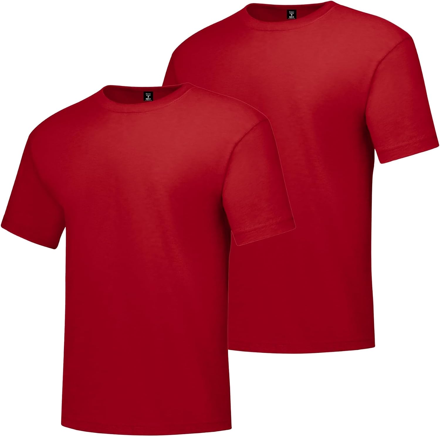 Hanes Men's Beefy-T T-Shirt, Heavyweight Cotton T-Shirts for Men, 1 or 2 Pack, Men's Tees (Tall