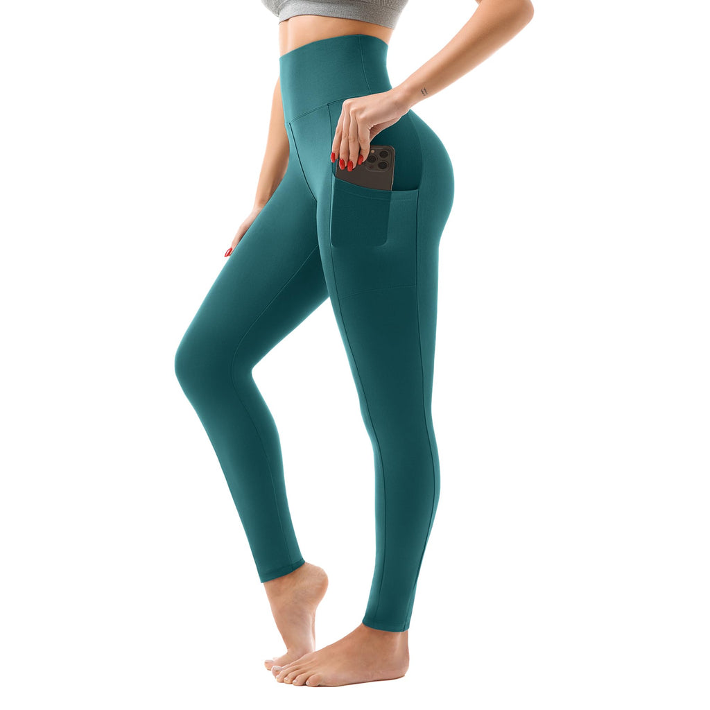 SINOPHANT High Waisted Leggings Women with Pockets | Women, Full Length, Buttery Soft Stretchy, Yoga Pants