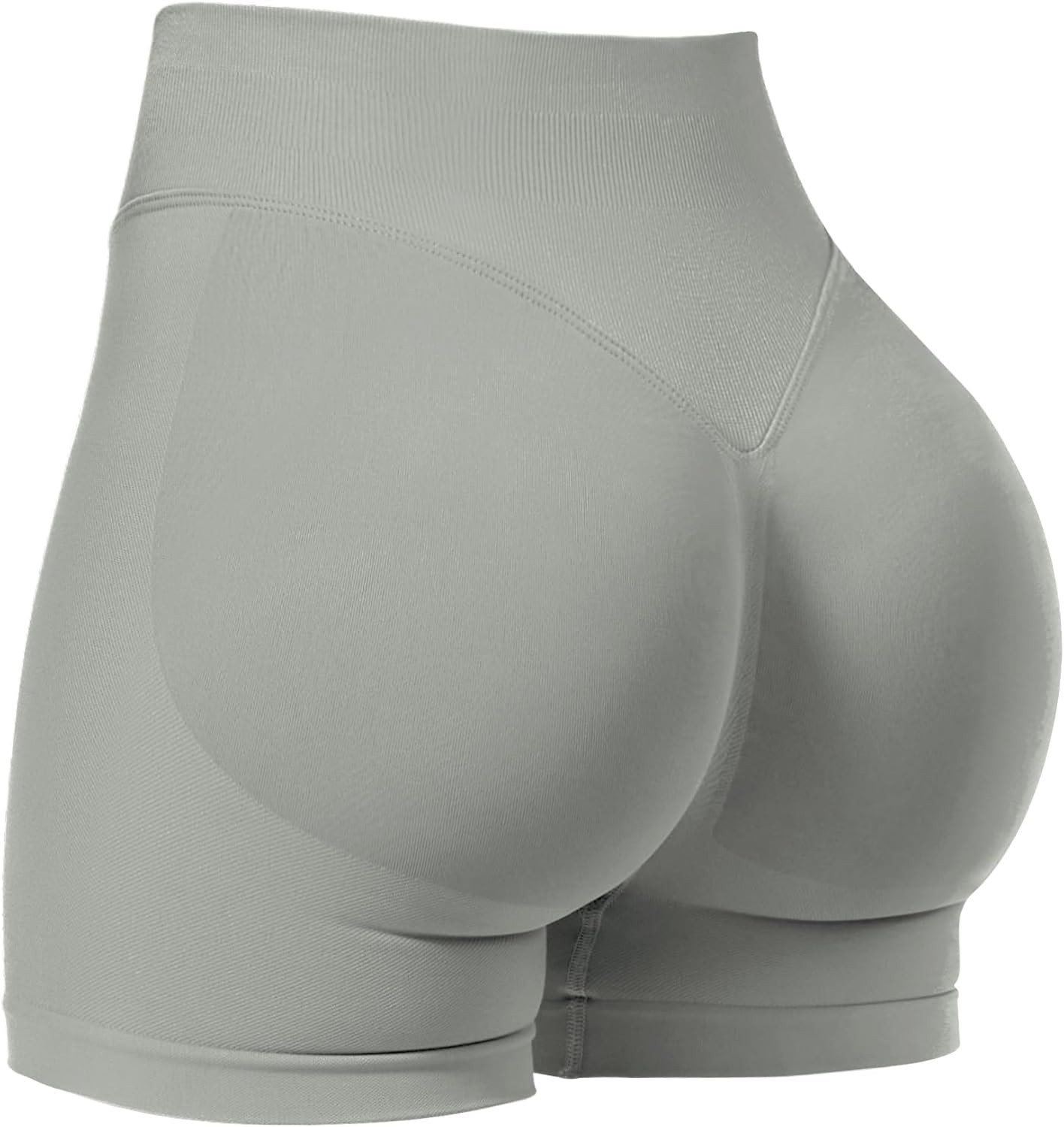 VOYJOY Women Workout Impact Shorts 2.5"/ 3.6"/ 4.5"/ 6" Scrunch Butt Booty | Tummy Control, High Waisted, Bike Short, Gentle Compression, for Women