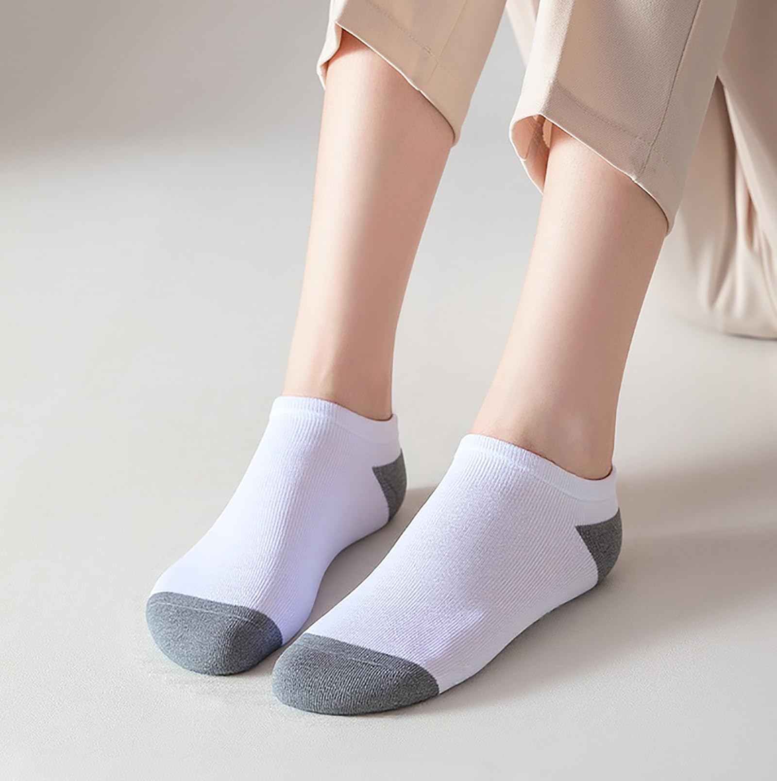 12-30 Pairs Low Cut Ankle Socks for Women No Show Casual Breathable Athletic Socks Bulk for Sport