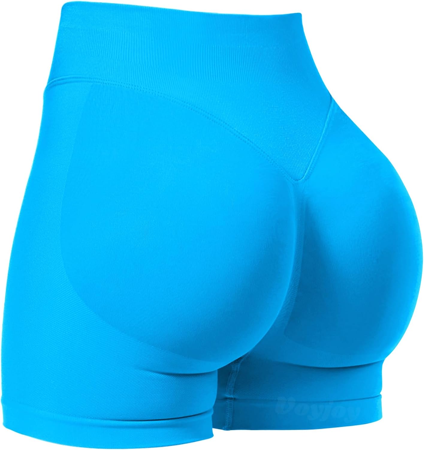 VOYJOY Women Workout Impact Shorts 2.5"/ 3.6"/ 4.5"/ 6" Scrunch Butt Booty | Tummy Control, High Waisted, Bike Short, Gentle Compression, for Women