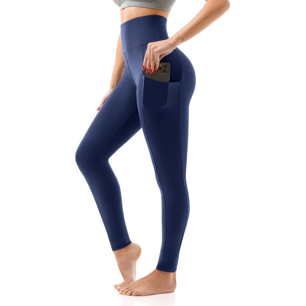 SINOPHANT High Waisted Leggings Women with Pockets | Women, Full Length, Buttery Soft Stretchy, Yoga Pants