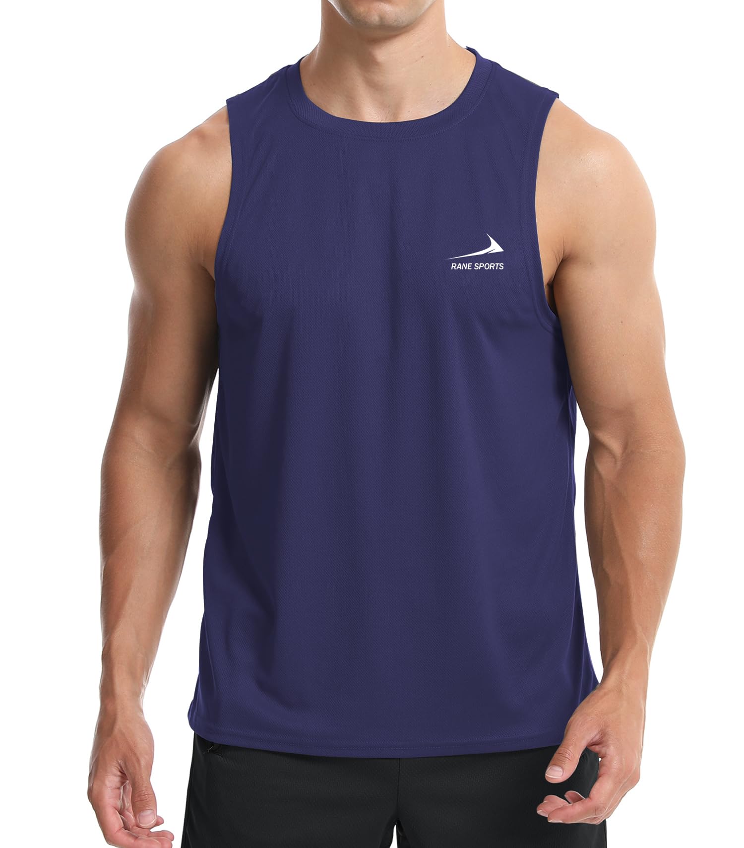 Men's Sleeveless Vest Running Gym Quick Dry Breathable Vest Sports T-Shirt