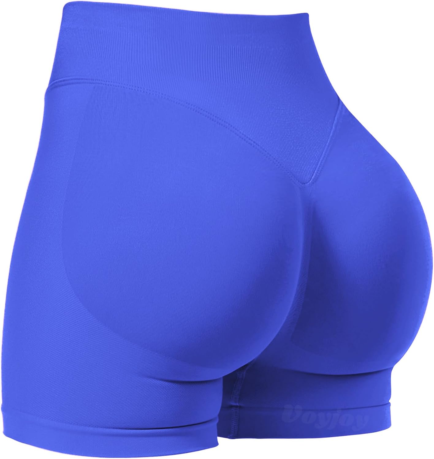 VOYJOY Women Workout Impact Shorts 2.5"/ 3.6"/ 4.5"/ 6" Scrunch Butt Booty | Tummy Control, High Waisted, Bike Short, Gentle Compression, for Women