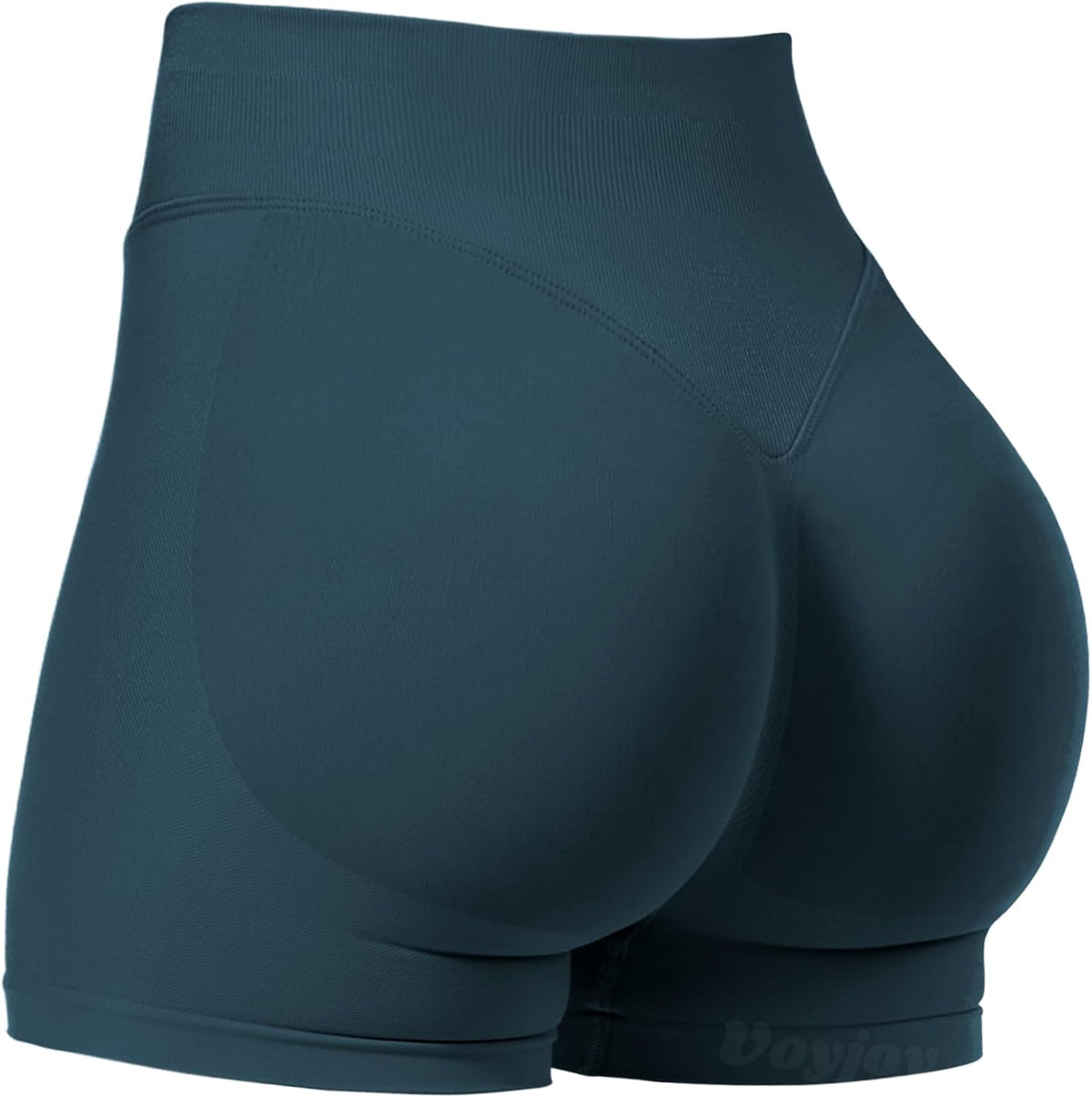 VOYJOY Women Workout Impact Shorts 2.5"/ 3.6"/ 4.5"/ 6" Scrunch Butt Booty | Tummy Control, High Waisted, Bike Short, Gentle Compression, for Women