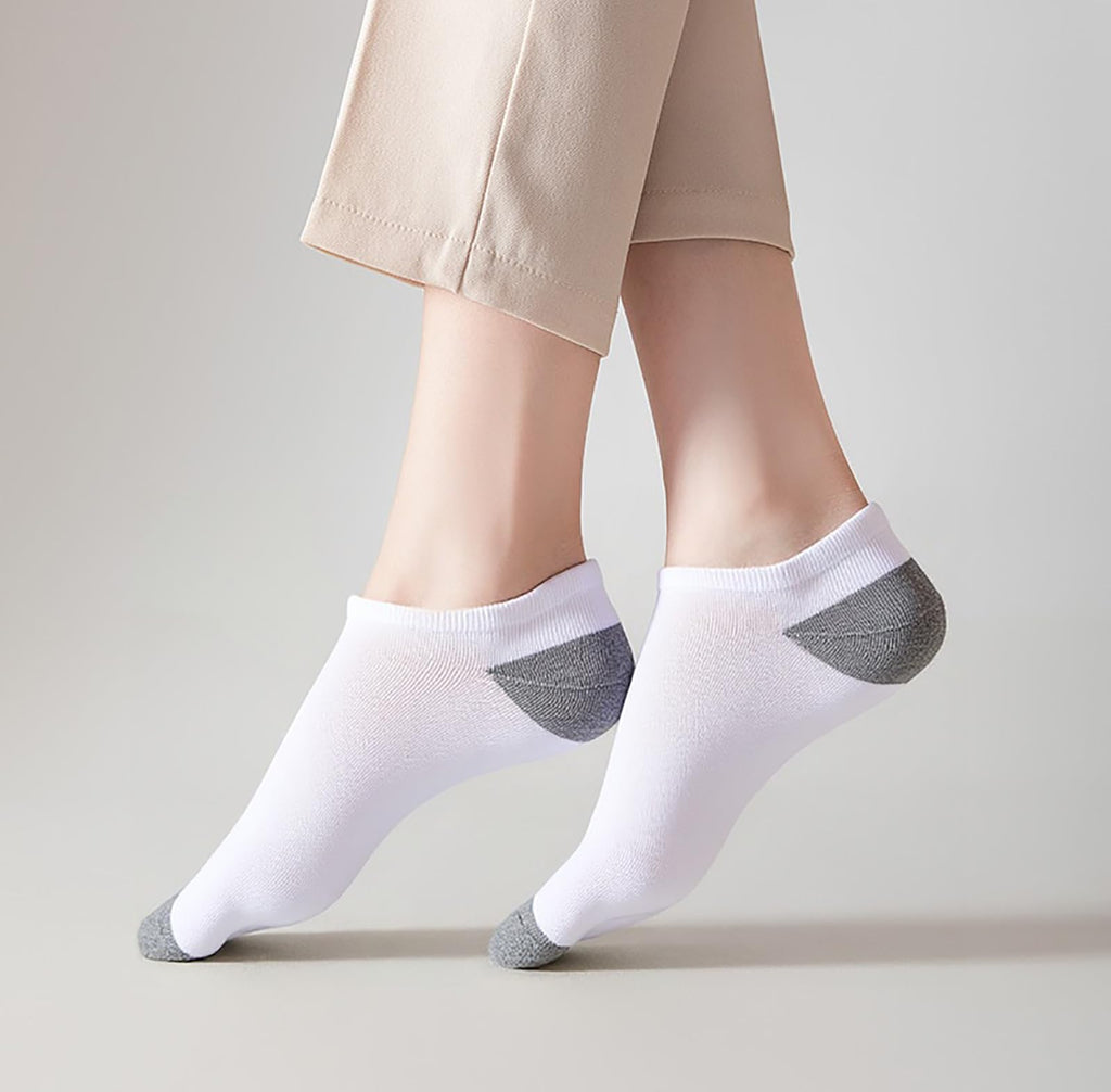 12-30 Pairs Low Cut Ankle Socks for Women No Show Casual Breathable Athletic Socks Bulk for Sport