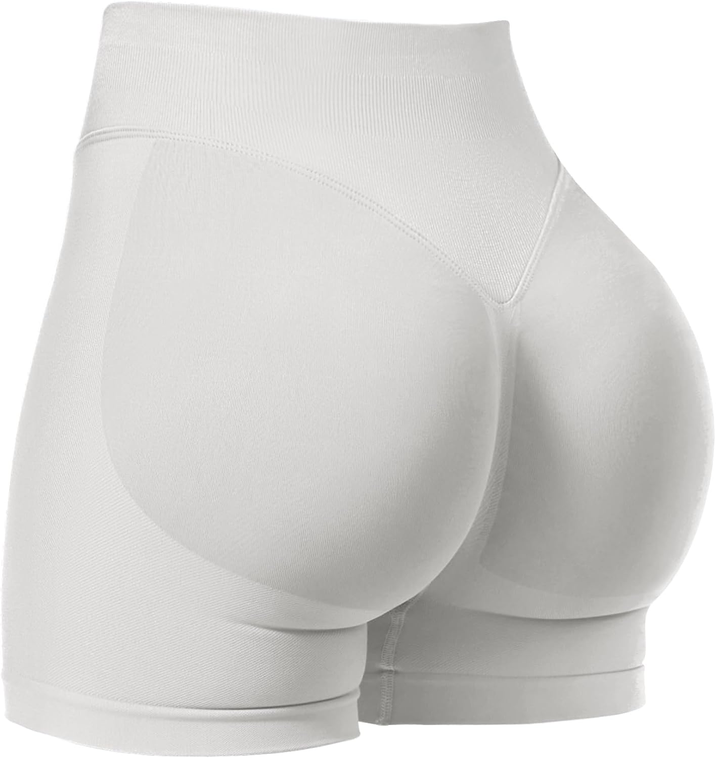 VOYJOY Women Workout Impact Shorts 2.5"/ 3.6"/ 4.5"/ 6" Scrunch Butt Booty | Tummy Control, High Waisted, Bike Short, Gentle Compression, for Women