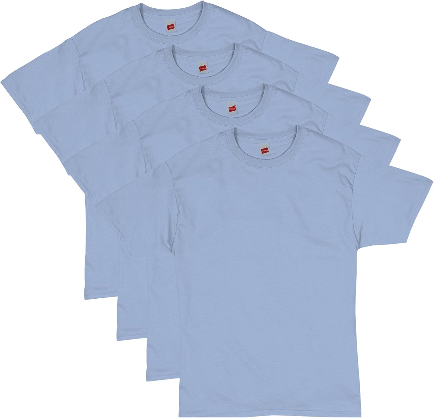 Hanes Men's T-Shirt Pack - 4 or 6 Pack - Essential-T Crewneck Cotton T-Shirts - Everyday Men's Clothing - Big & Tall