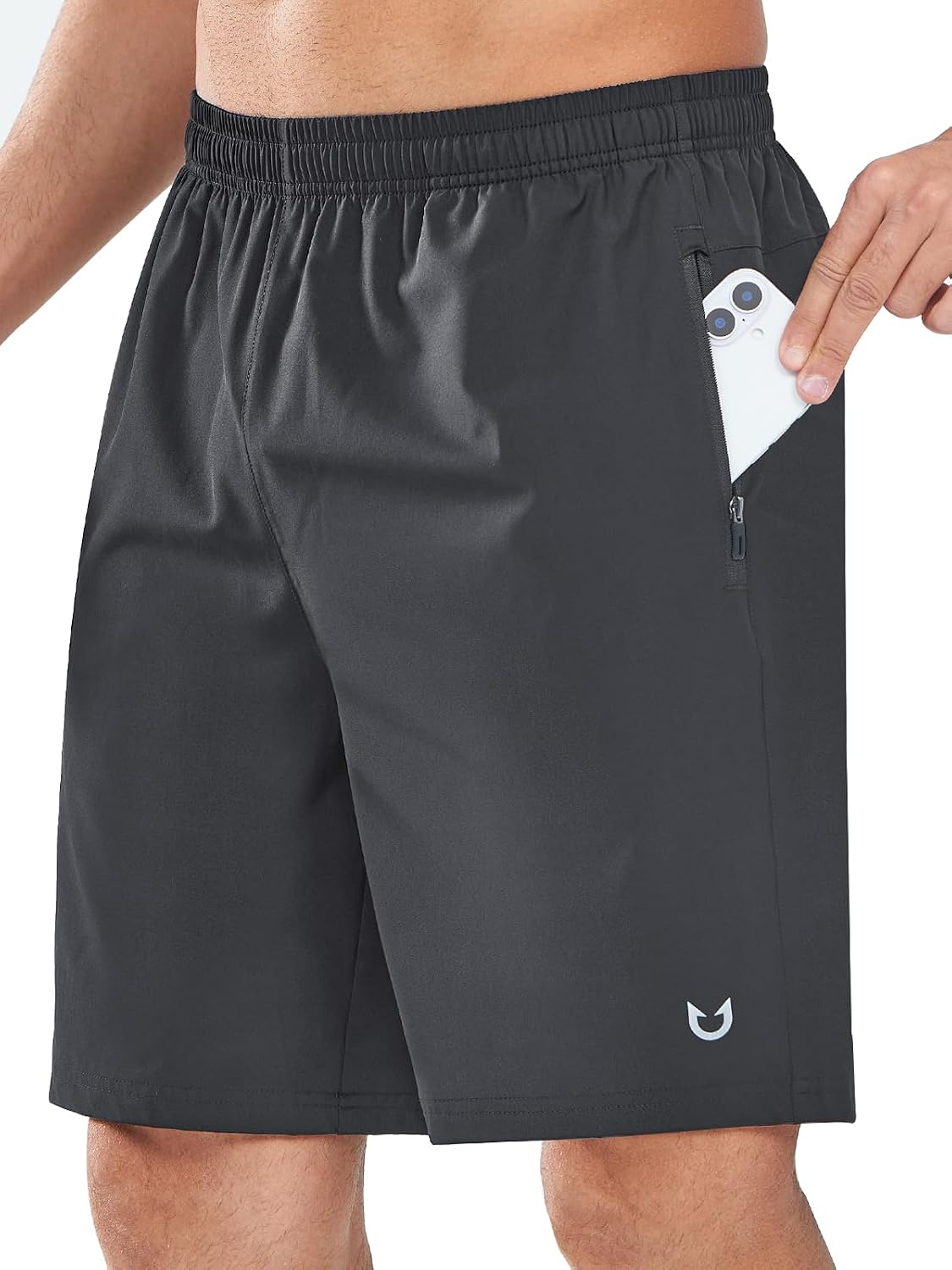 NORTHYARD Men's Athletic Running Shorts Quick Dry Lightweight Zip Pockets | 5", 7", 9" Inseam, Unlined, Adjustable Waist, Moisture Wicking, 4-Way Stretch, UPF 50+, Workout Gym Tennis Basketball Hiking