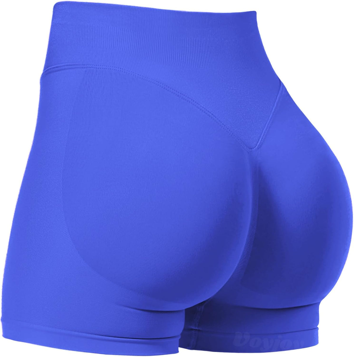 VOYJOY Women Workout Impact Shorts 2.5"/ 3.6"/ 4.5"/ 6" Scrunch Butt Booty | Tummy Control, High Waisted, Bike Short, Gentle Compression, for Women