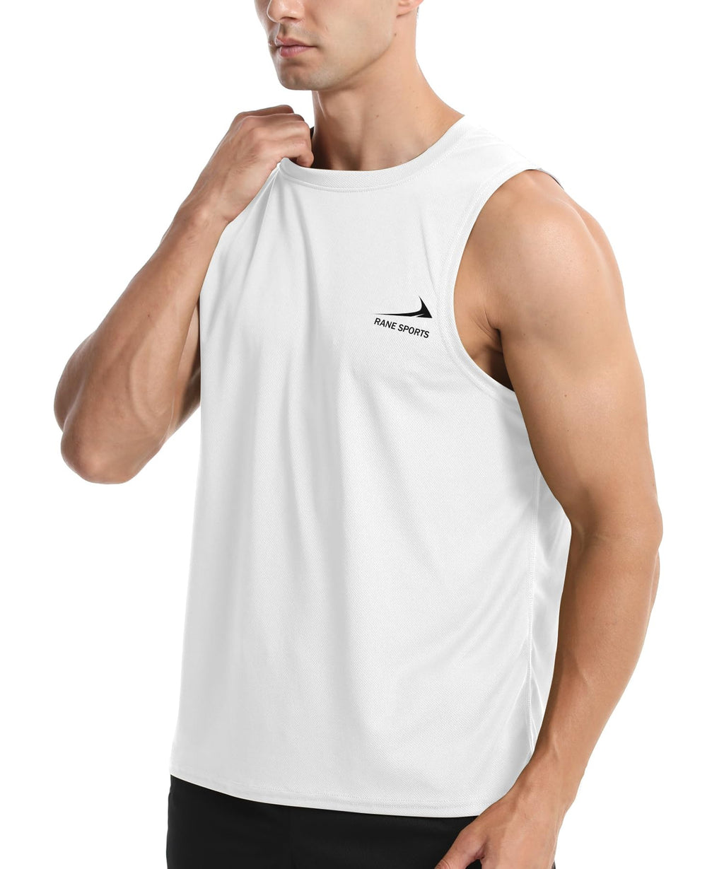 Men's Sleeveless Vest Running Gym Quick Dry Breathable Vest Sports T-Shirt