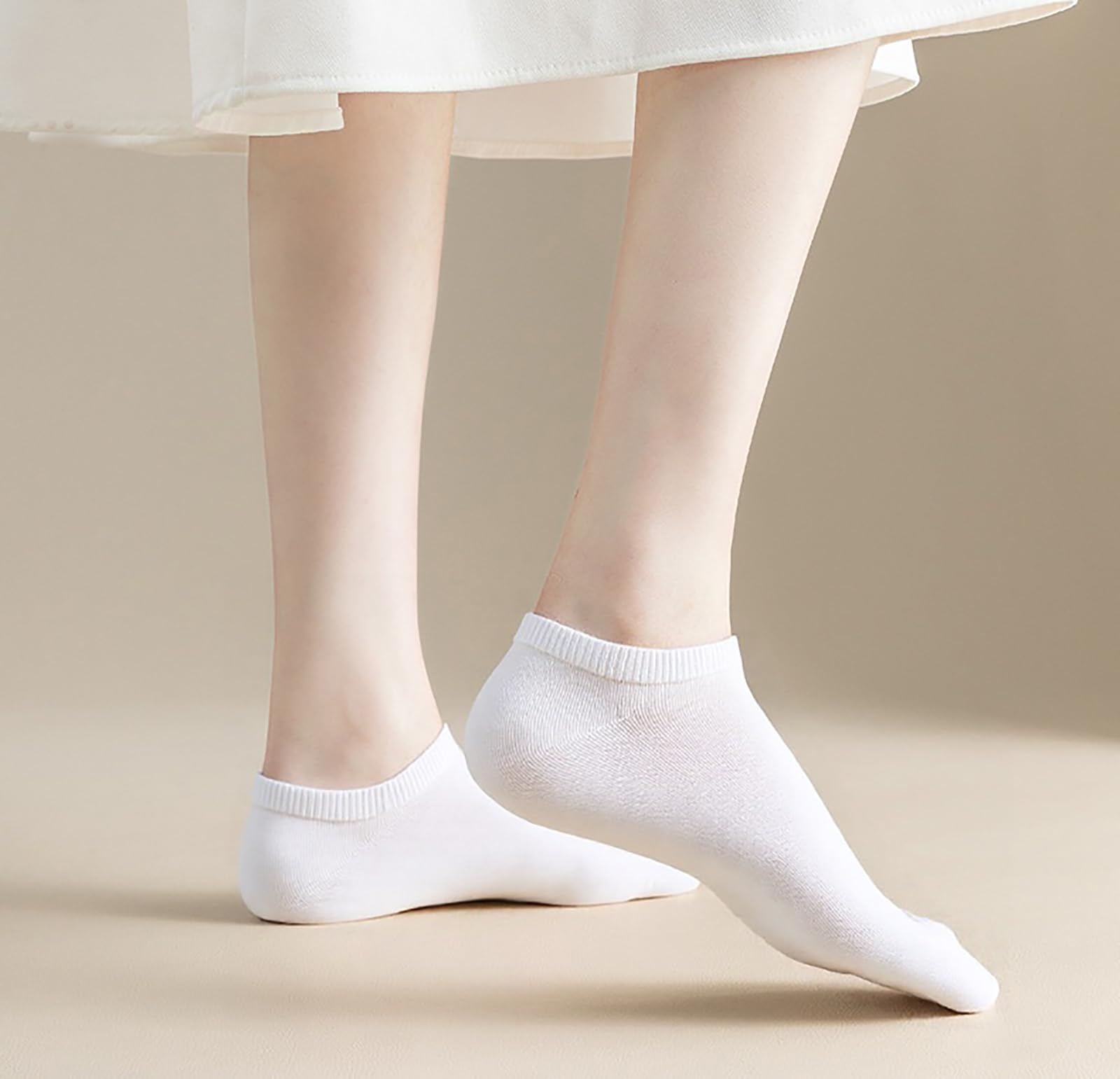 12-30 Pairs Low Cut Ankle Socks for Women No Show Casual Breathable Athletic Socks Bulk for Sport