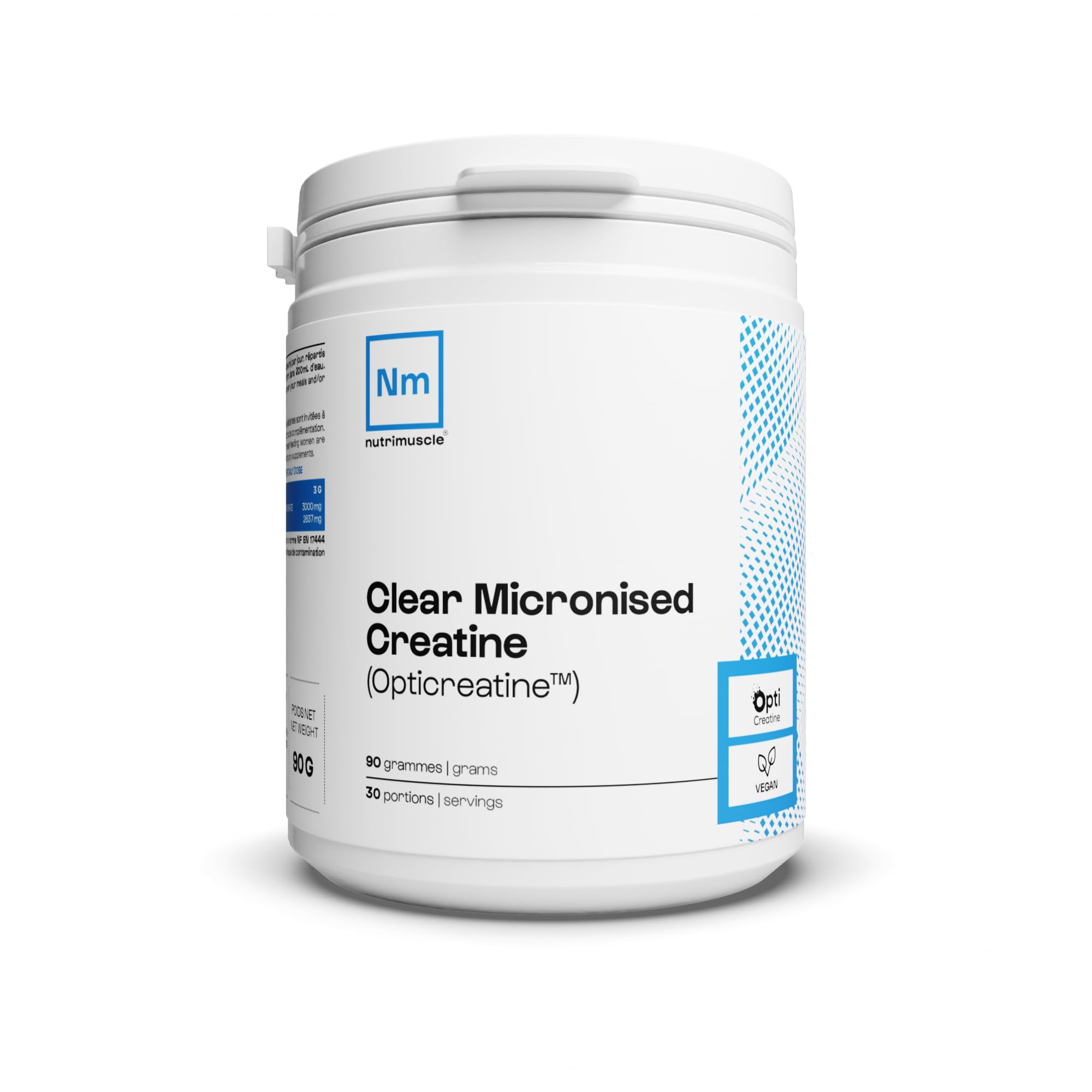 Nutrimuscle Créatine Monohydrate Creapure 120 Gélules | Prise Masse Musculaire & Force - Creatine 100% Pure - Sport et Musculation - Complément Idéal à la Whey Protéine - Gélules