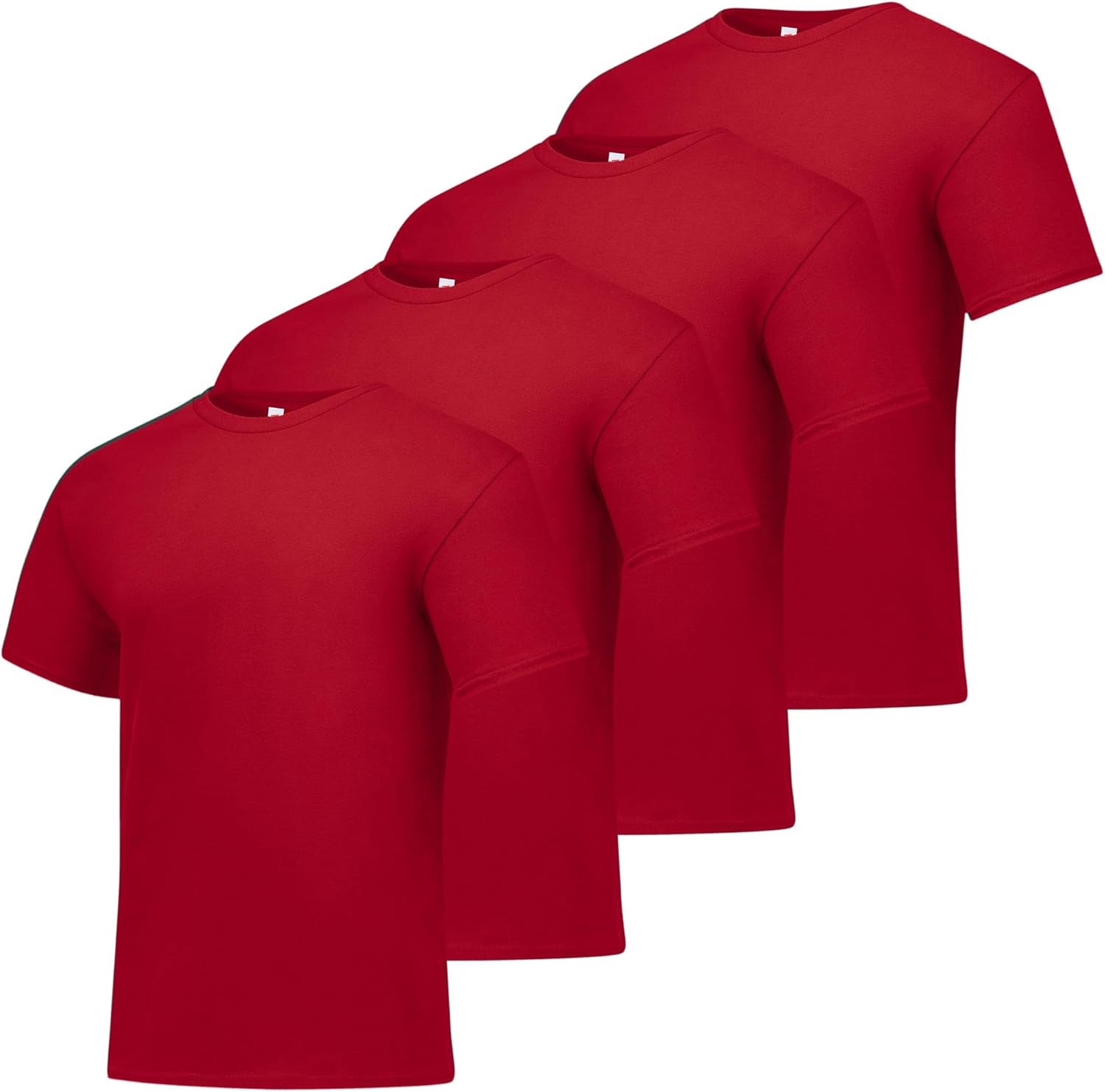 Hanes Men's T-Shirt Pack - 4 or 6 Pack - Essential-T Crewneck Cotton T-Shirts - Everyday Men's Clothing - Big & Tall