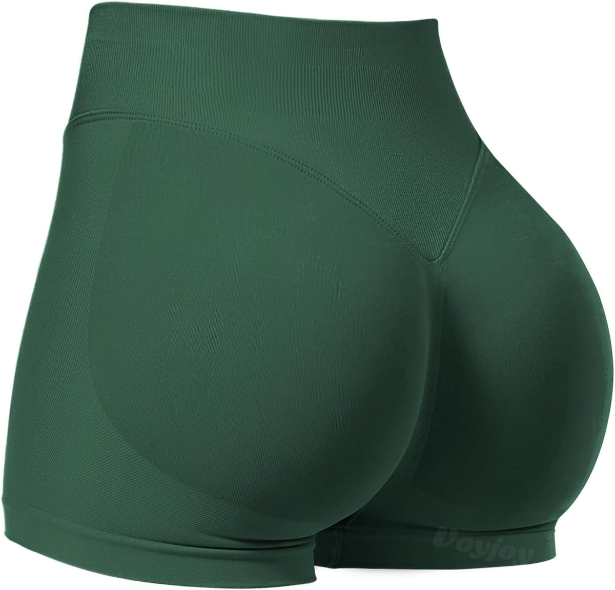 VOYJOY Women Workout Impact Shorts 2.5"/ 3.6"/ 4.5"/ 6" Scrunch Butt Booty | Tummy Control, High Waisted, Bike Short, Gentle Compression, for Women