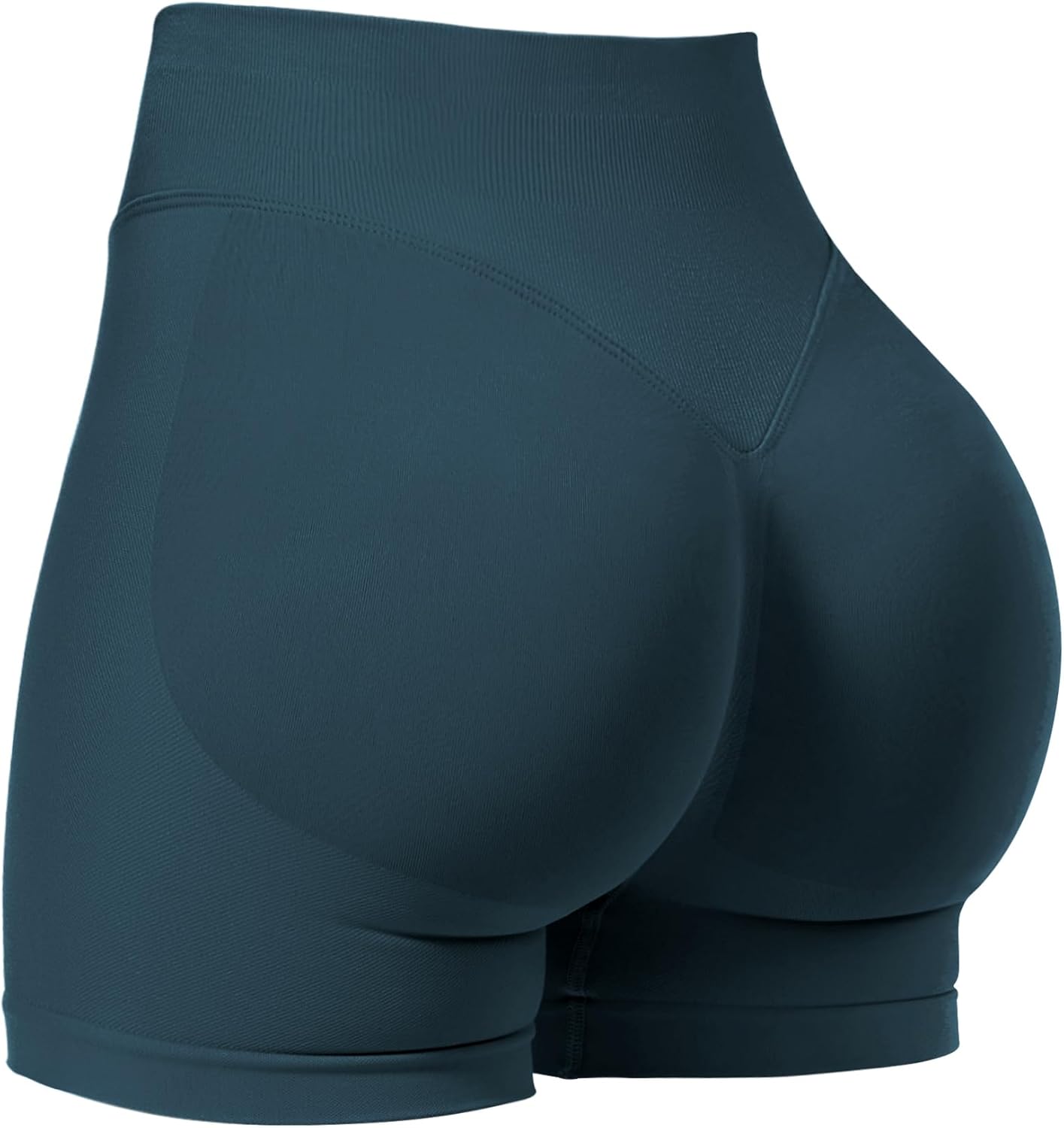 VOYJOY Women Workout Impact Shorts 2.5"/ 3.6"/ 4.5"/ 6" Scrunch Butt Booty | Tummy Control, High Waisted, Bike Short, Gentle Compression, for Women