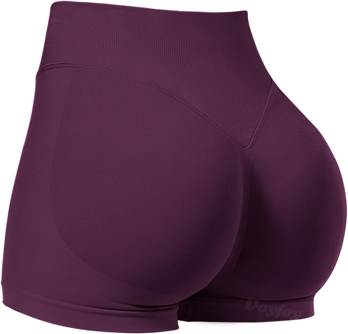 VOYJOY Women Workout Impact Shorts 2.5"/ 3.6"/ 4.5"/ 6" Scrunch Butt Booty | Tummy Control, High Waisted, Bike Short, Gentle Compression, for Women