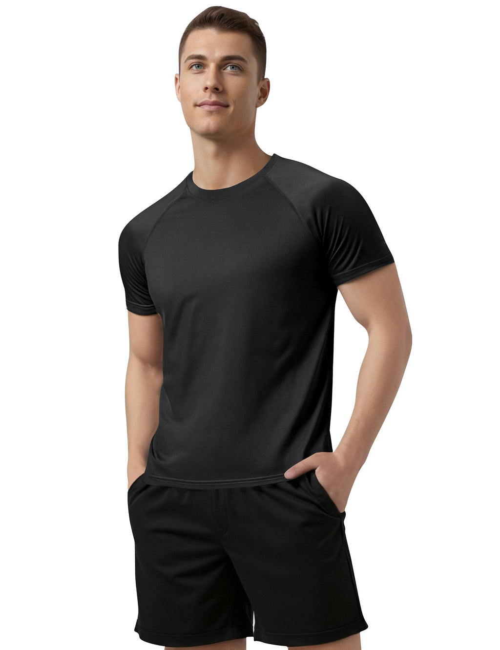 Cimic 1, 3, 5 ou 7 Pack Tee Shirt Sport Homme Fonctionnel | Tissu respirant à séchage rapide, adapté au fitness, randonnée et course à pied.