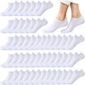 12-30 Pairs Low Cut Ankle Socks for Women No Show Casual Breathable Athletic Socks Bulk for Sport