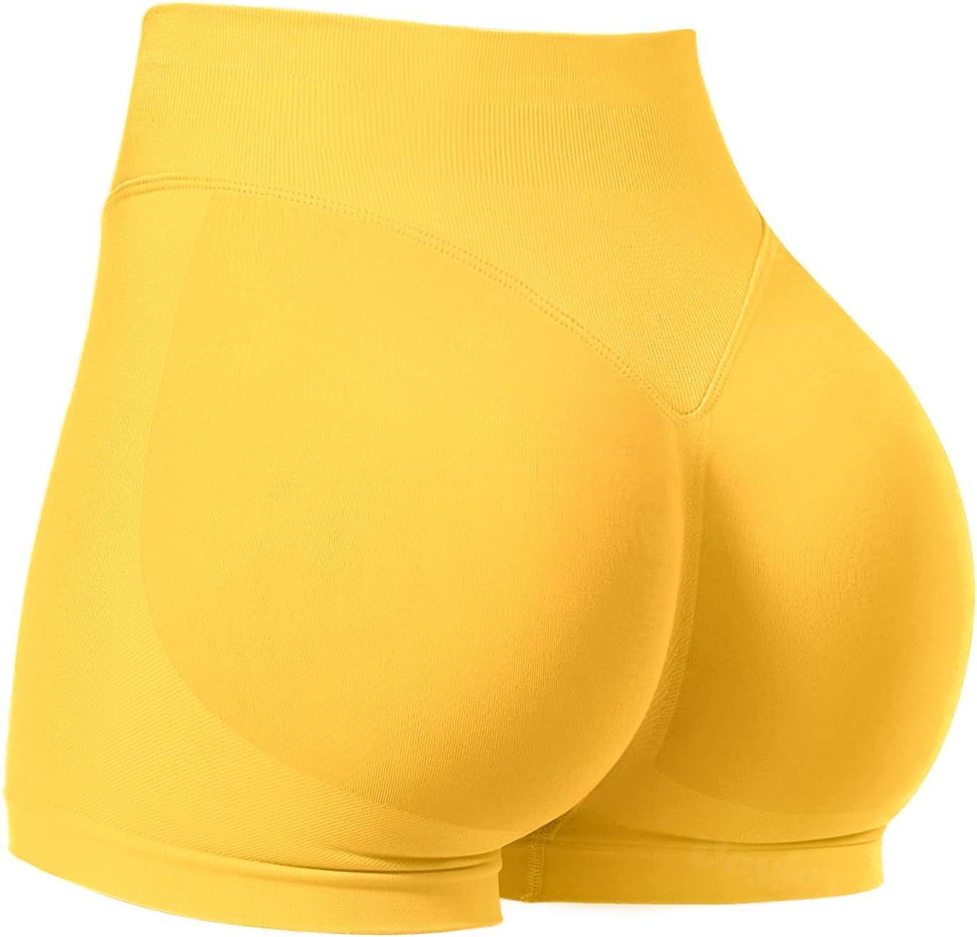 VOYJOY Women Workout Impact Shorts 2.5"/ 3.6"/ 4.5"/ 6" Scrunch Butt Booty | Tummy Control, High Waisted, Bike Short, Gentle Compression, for Women