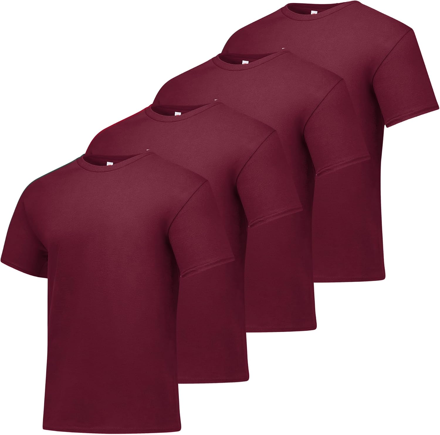 Hanes Men's T-Shirt Pack - 4 or 6 Pack - Essential-T Crewneck Cotton T-Shirts - Everyday Men's Clothing - Big & Tall