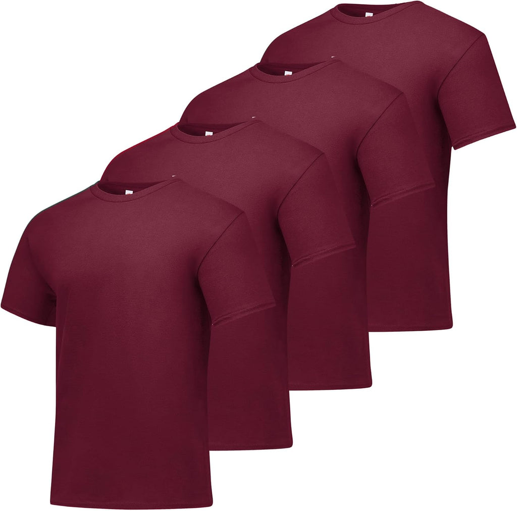 Hanes Men's T-Shirt Pack - 4 or 6 Pack - Essential-T Crewneck Cotton T-Shirts - Everyday Men's Clothing - Big & Tall