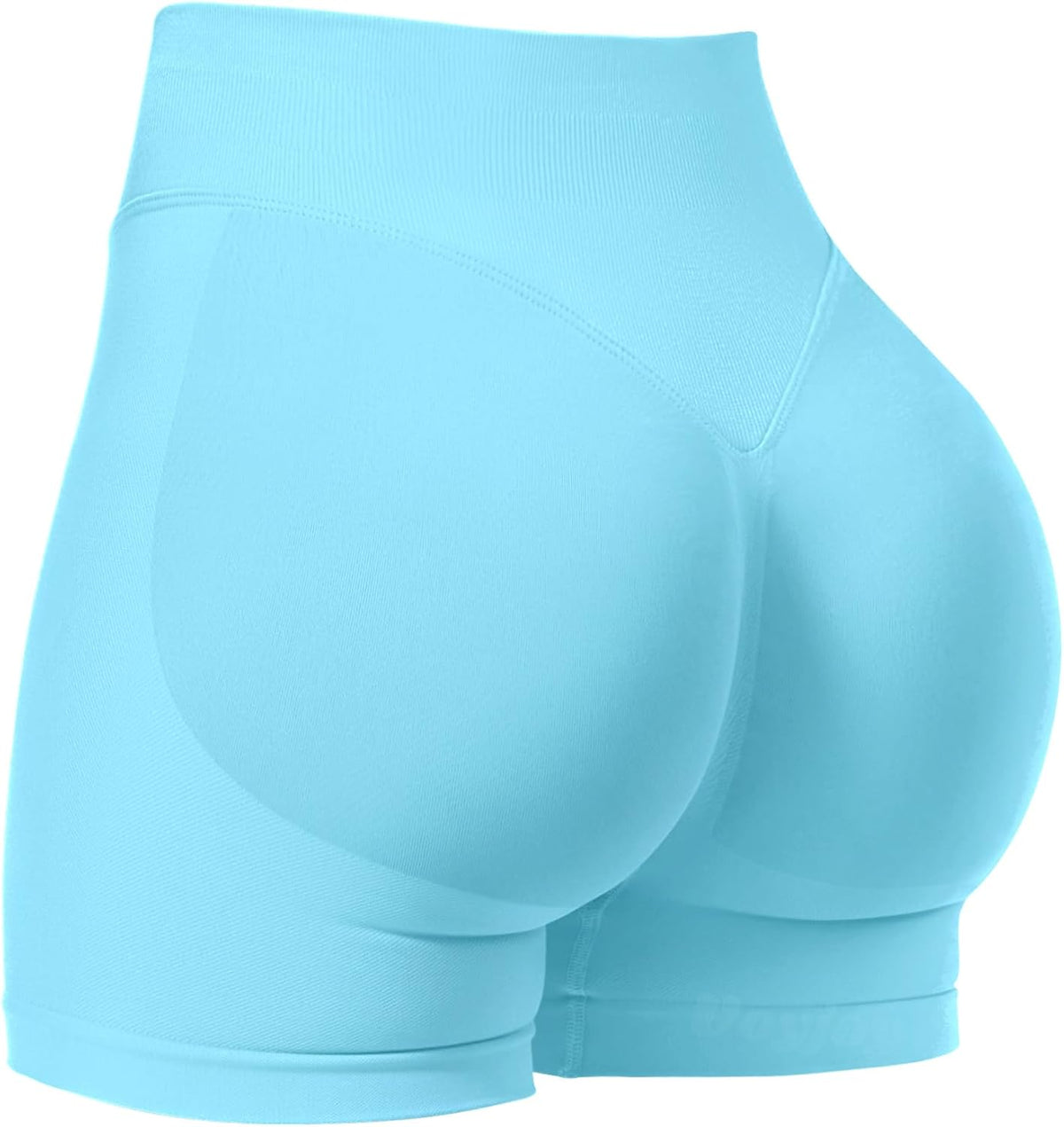 VOYJOY Women Workout Impact Shorts 2.5"/ 3.6"/ 4.5"/ 6" Scrunch Butt Booty | Tummy Control, High Waisted, Bike Short, Gentle Compression, for Women