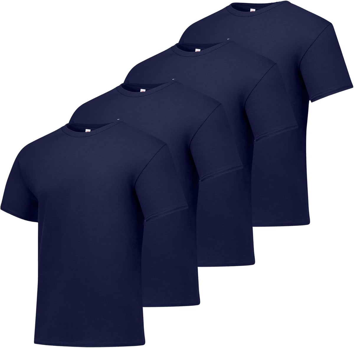 Hanes Men's T-Shirt Pack - 4 or 6 Pack - Essential-T Crewneck Cotton T-Shirts - Everyday Men's Clothing - Big & Tall