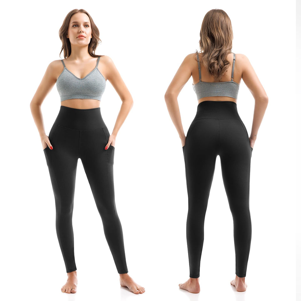 SINOPHANT High Waisted Leggings Women with Pockets | Women, Full Length, Buttery Soft Stretchy, Yoga Pants