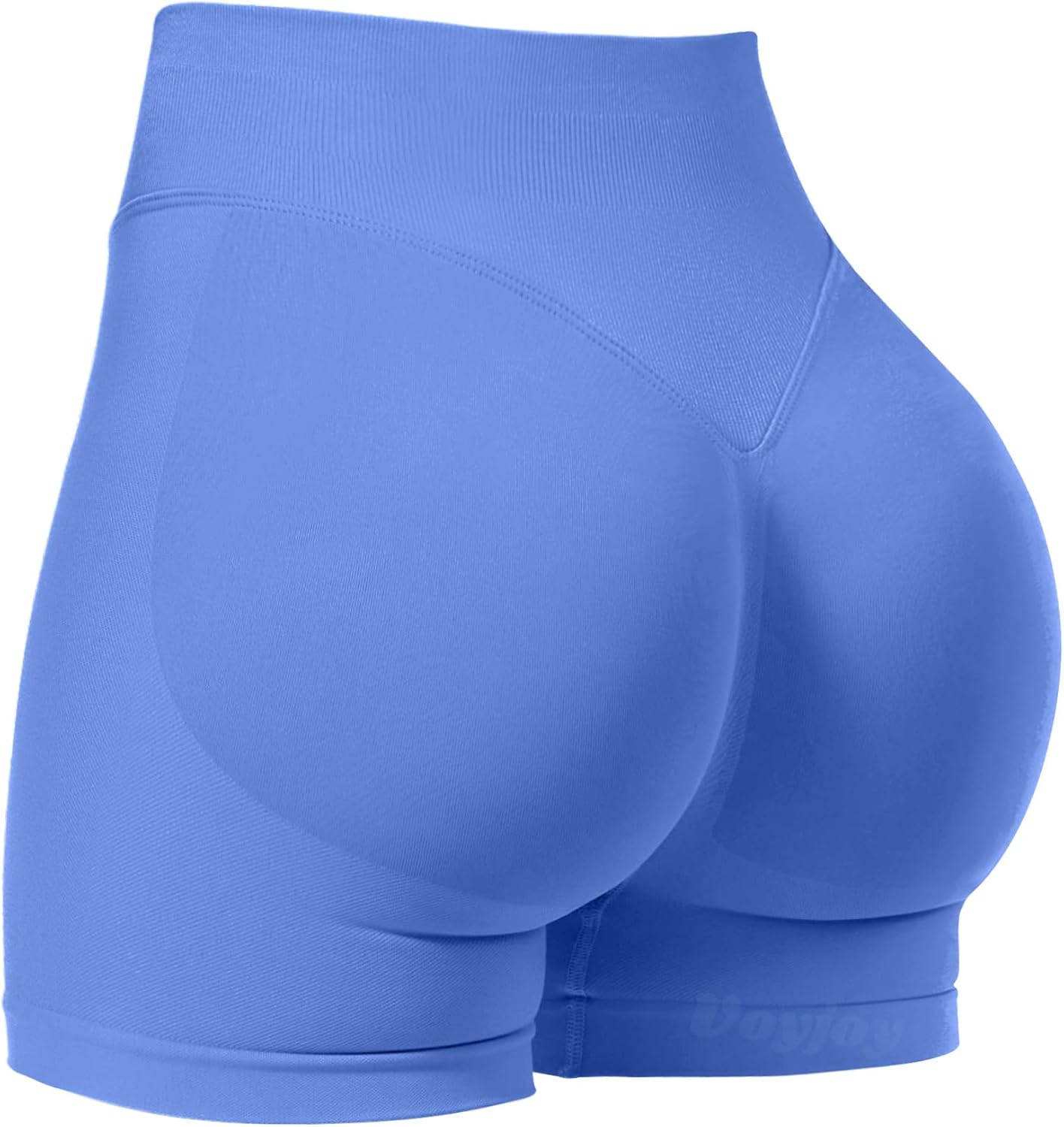 VOYJOY Women Workout Impact Shorts 2.5"/ 3.6"/ 4.5"/ 6" Scrunch Butt Booty | Tummy Control, High Waisted, Bike Short, Gentle Compression, for Women