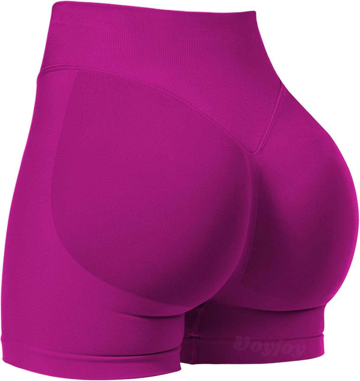 VOYJOY Women Workout Impact Shorts 2.5"/ 3.6"/ 4.5"/ 6" Scrunch Butt Booty | Tummy Control, High Waisted, Bike Short, Gentle Compression, for Women