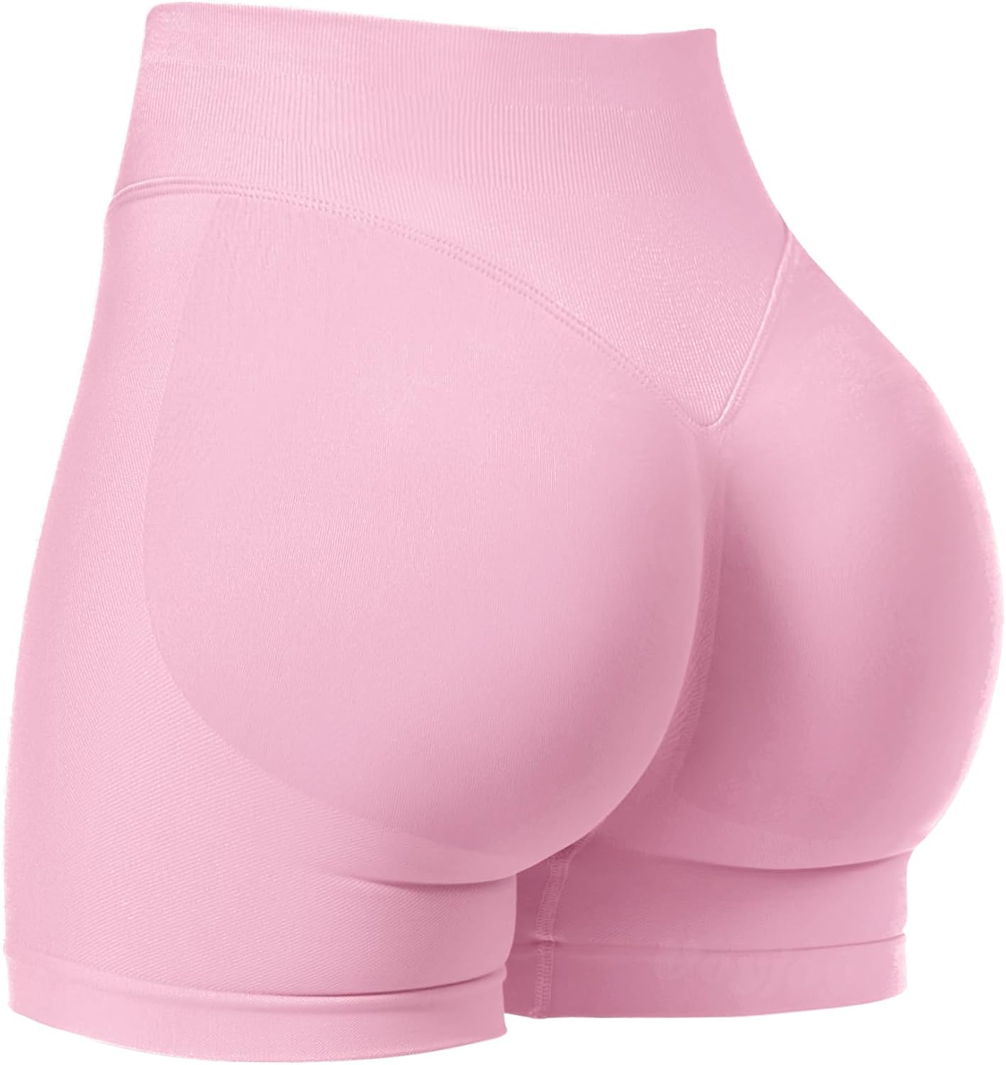 VOYJOY Women Workout Impact Shorts 2.5"/ 3.6"/ 4.5"/ 6" Scrunch Butt Booty | Tummy Control, High Waisted, Bike Short, Gentle Compression, for Women